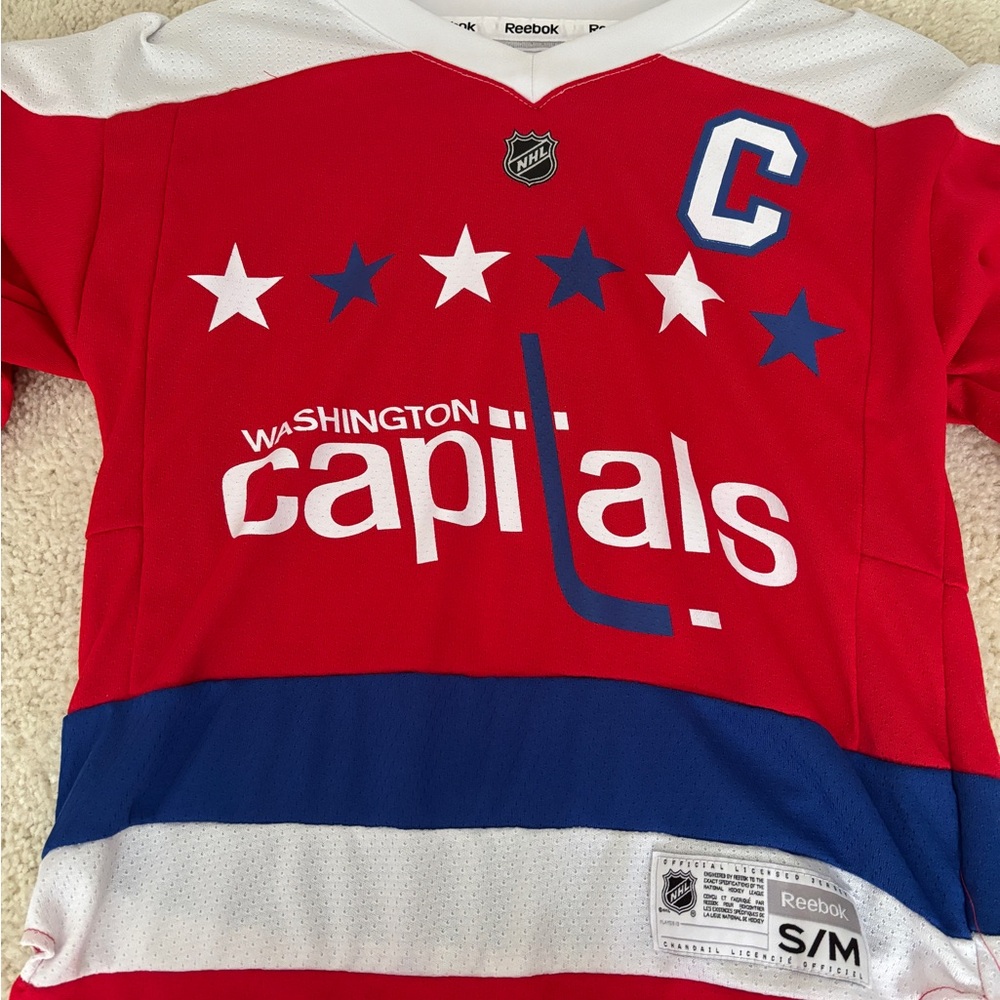 Kids Washington Capitals Hockey Jersey